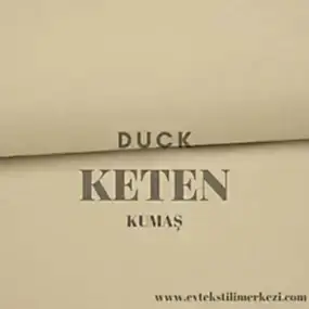 Duck Keten Kumaş Düz Renk