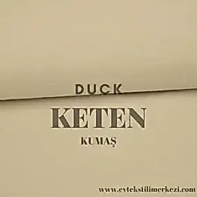 Duck Keten Kumaş Düz Renk
